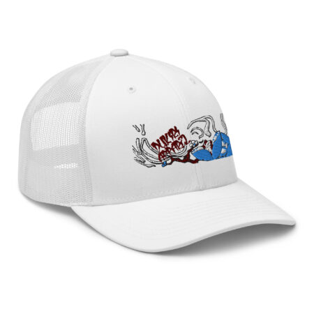 Embroidered_White_Trucker_Cap-G_R_Lotus_Flower_side_1