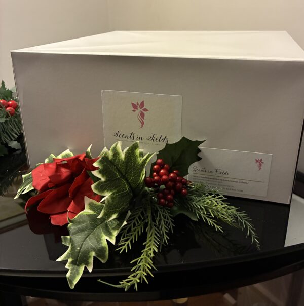 Advent Candle Set with Wreath (by Scents in Fields)