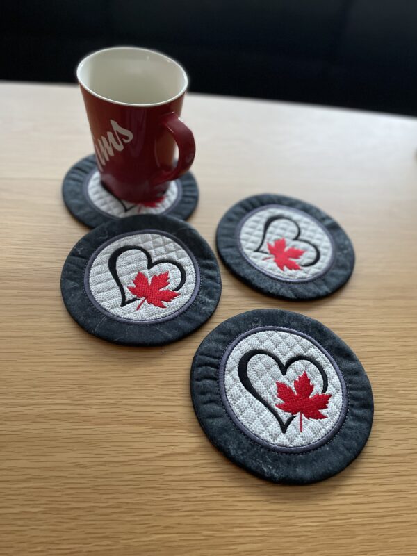 Rustic Canada Mug Rugs (Coasters)