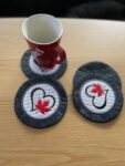 Rustic Canada Mug Rugs (Coasters)