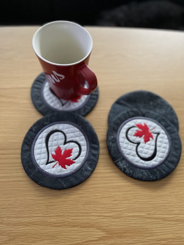 Rustic Canada Mug Rugs (Coasters)