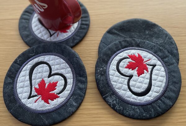 Rustic Canada Mug Rugs (Coasters)