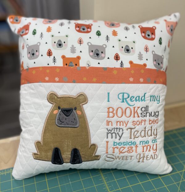 Book Pocket Pillow Slip Cover