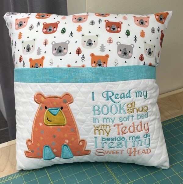 Book Pocket Pillow Slip Cover