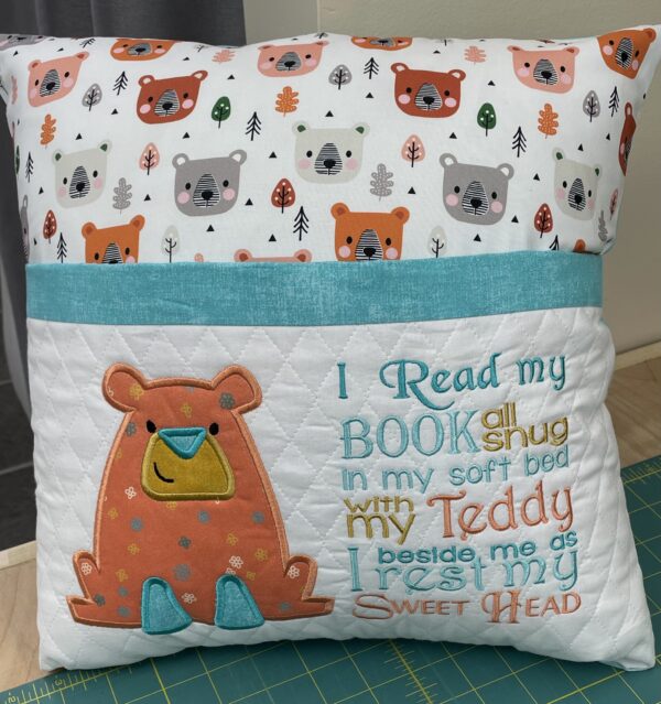 Book Pocket Pillow Slip Cover