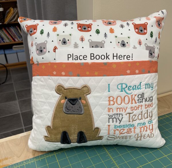 Book Pocket Pillow Slip Cover