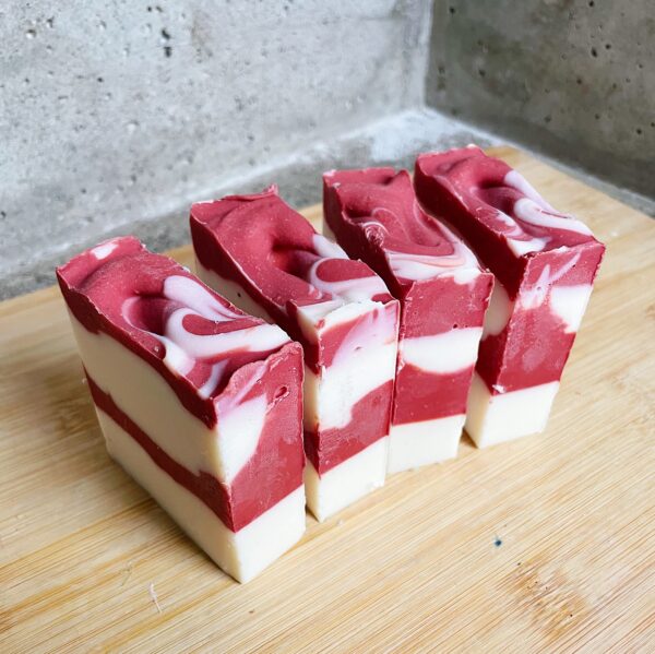 Candy Cane Soap Bar