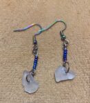 Earrings - sea glass