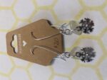 earrings - sea glass & snowflakes
