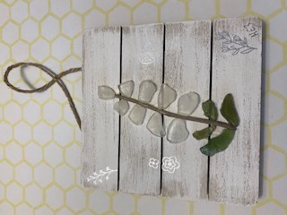 Sea glass floral