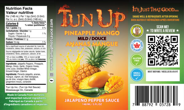 Jalepeno Mild Pineapple/Mango Flavour