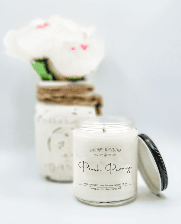 Pink Peony - Scented Soy Candle