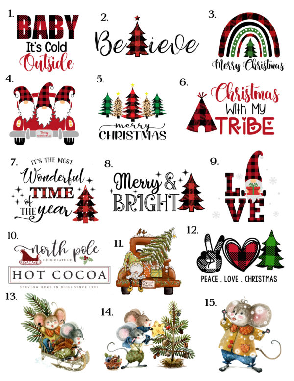 Camp Mug Candles - Christmas Edition