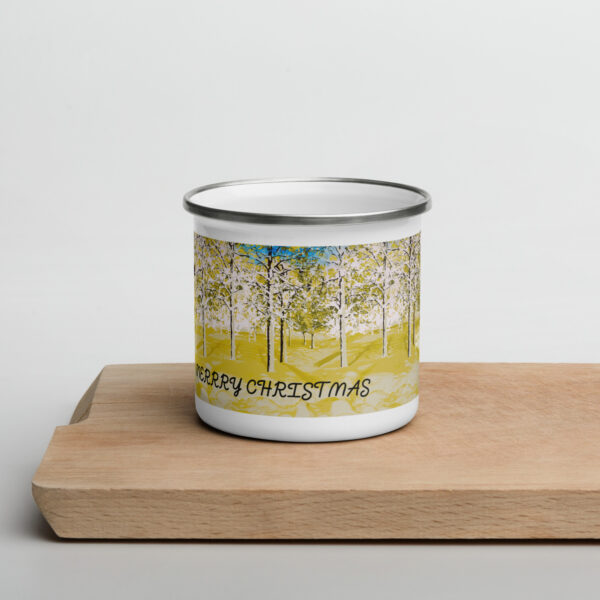 Merry Christmas Enamel Mug
