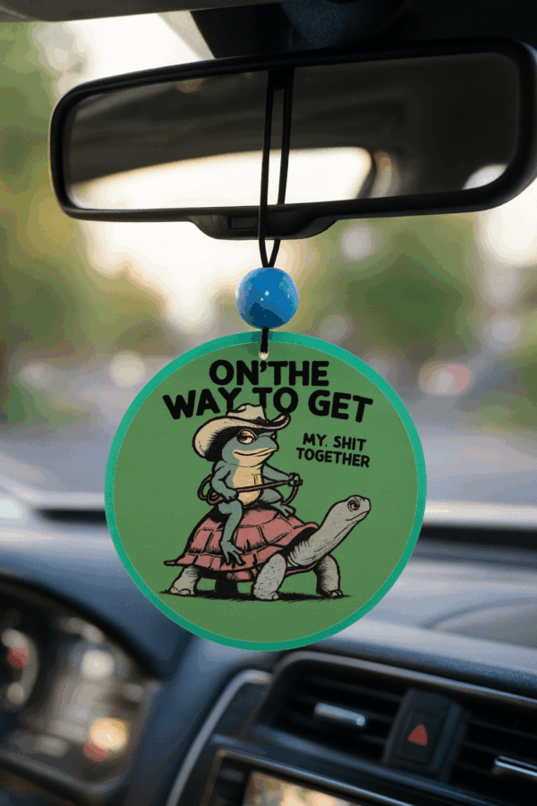 Frog Cowboy "On The Way" Air freshie