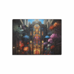 Cathedral Bloom – Glass Cutting Board