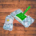 Hand-Crocheted Plush Mop Cover: Eco-Friendly Reusable Duster