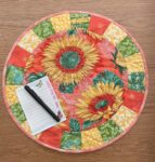 Round Sunflower Table Topper