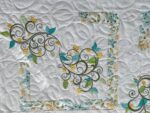 Floral Embroidered Table Topper