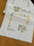 Floral Embroidered Table Topper