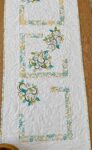 Floral Embroidered Table Topper