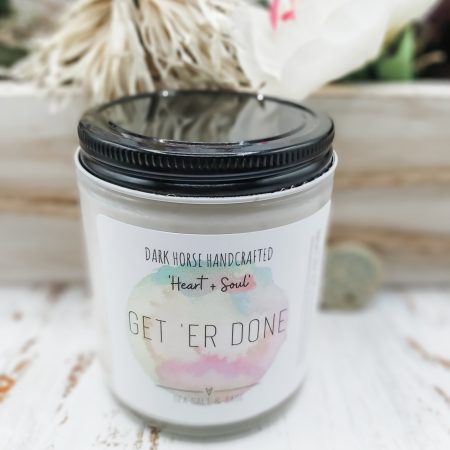 GET 'ER DONE - Sea Salt & Sage Scented Soy Candle