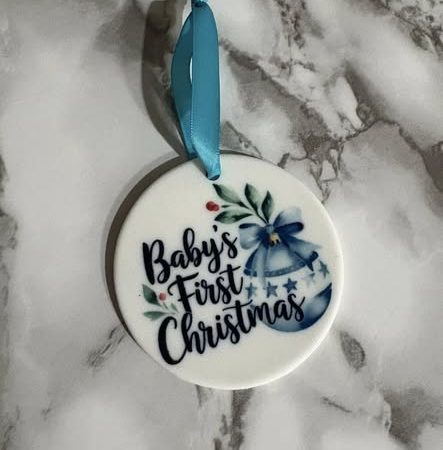 Baby's first Christmas ornament