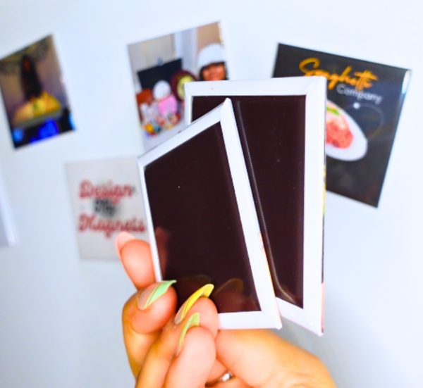 Custom Button Fridge Magnets – 2.5" x 2.5" Square | Personalized Picture Magnets