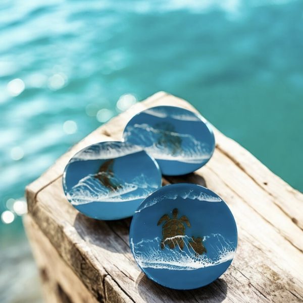 Ocean Inspired Coasters- Engraved Sea Creatures
