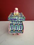 Handcrafted Polymer Clay 3-1/2" Unique Patterned Container