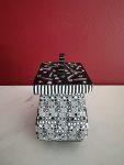 Handcrafted Polymer Clay 3-1/2" Unique Patterned Container