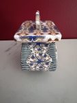 Handcrafted Polymer Clay 3-1/2" Unique Patterned Container
