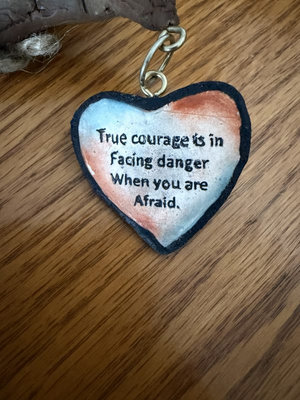 Polymer Clay Unique Cowardly Lion (Wizard of Oz) Wall Hanging Decor