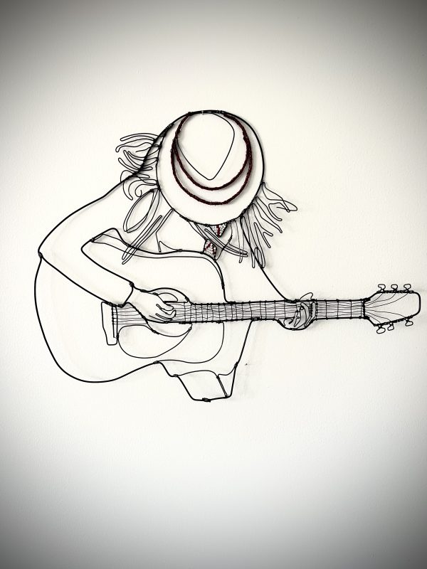 Let's Play the Blues Wire Wall Art