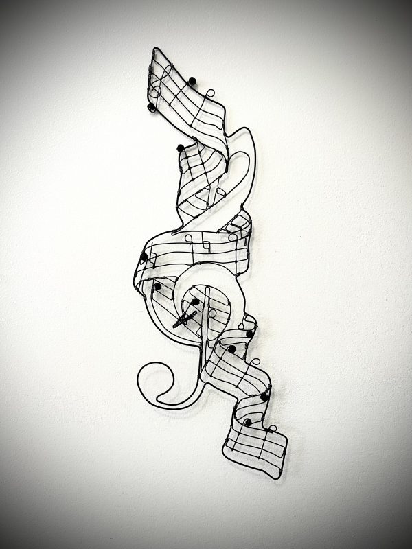 Musical Notes Wire Wall Art