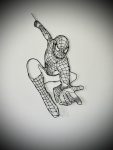 Spiderman Wire Wall Art
