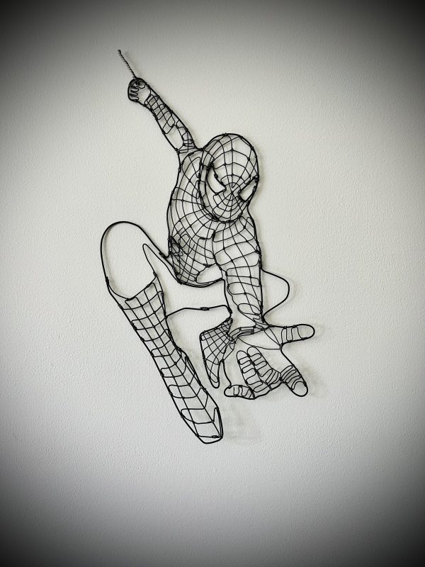 Spiderman Wire Wall Art