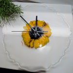 Pressed Dried Sunflower Clock