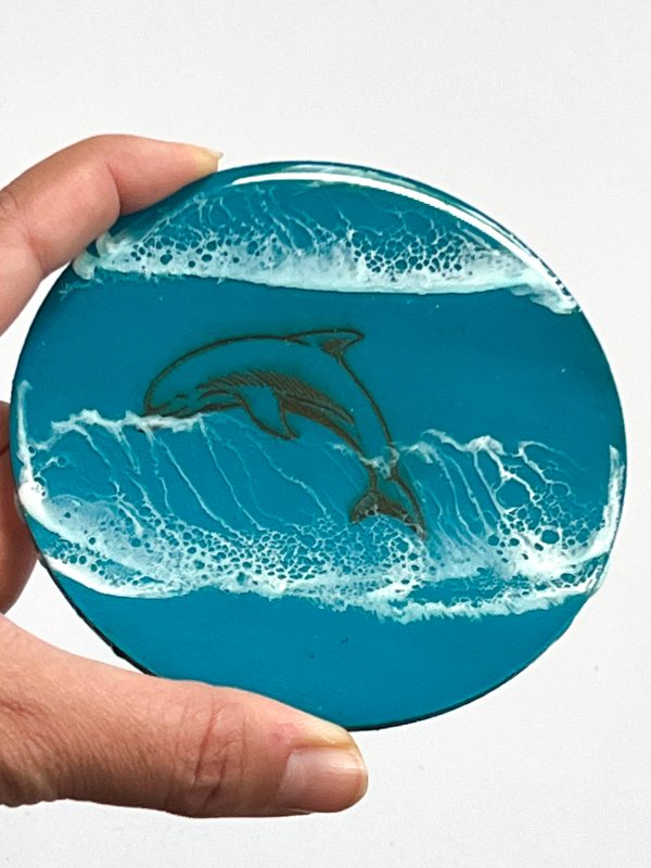 Ocean Inspired Coasters- Engraved Sea Creatures