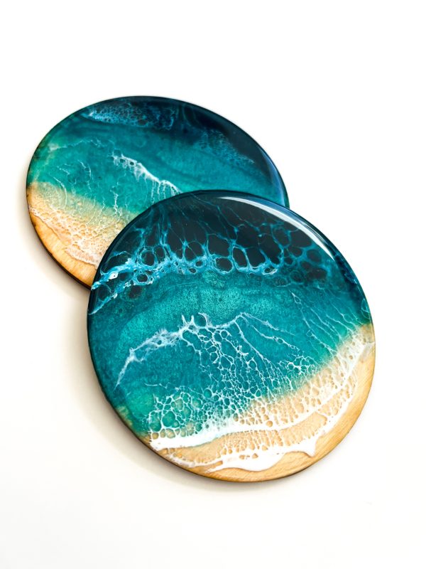 Ocean Inspired Coasters- Set of 2 coasters