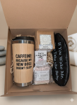 Funny New Parent Survival Kit: Coffee & Self-Care Gift Set