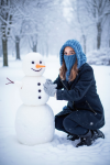 Crochet Hooded Cowl