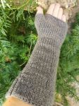 Grey 18th Century Scottish Highlands Fingerless Gloves
