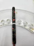 Art Deco Twist Pen in Chrome .Tea rose designed Pen, Hand turned pen, Handmade