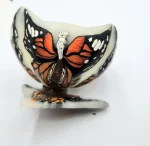 Monarch Butterfly Bowl, Bowl, Polymer Clay Trinket Bowl, Handmade Bowl, Trinket Bowl, OOAK Gift, Clay Bowl