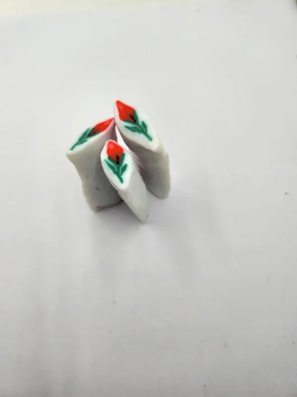 Flower raw cane-Cottage core-Unbaked polymer clay - Raw polymer cane