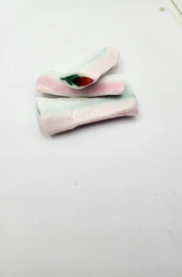 Flower raw cane-Cottage core-Unbaked polymer clay - Raw polymer cane