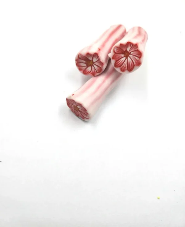 Flower raw cane-Cottage core-Unbaked polymer clay - Raw polymer cane
