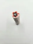 Red Flower raw cane-Cottage core-Unbaked polymer clay - Raw polymer cane