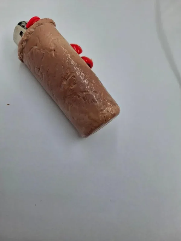 Mushroom, Lighter holder , Polymer Clay, Handmade , OOAK Gift, Polymer Clay Lighters, Clay Lighters Case, mushrooms, Amanita muscaria